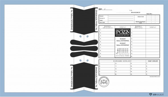 Avukat Adliye Dosyası AD505B