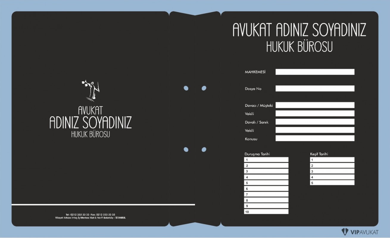 Avukat Büro Dosyası AD640